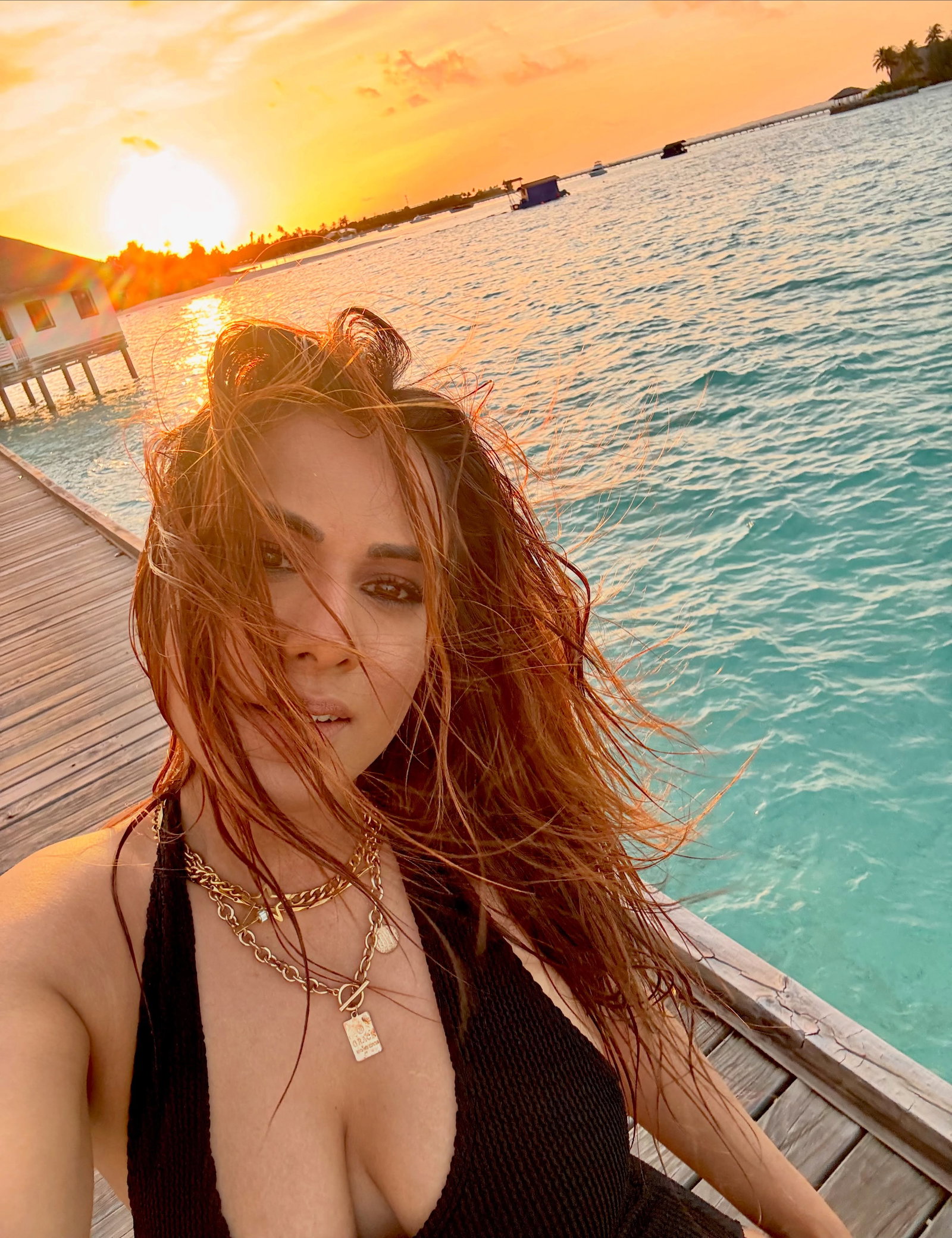 Nia Sharma’s Maldives Vacation Dump Is the Ultimate Moodboard for Luxury, Sunsets and Seafood