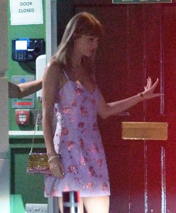 Taylor Swift Turns Heads Leaving Annabel’s in London