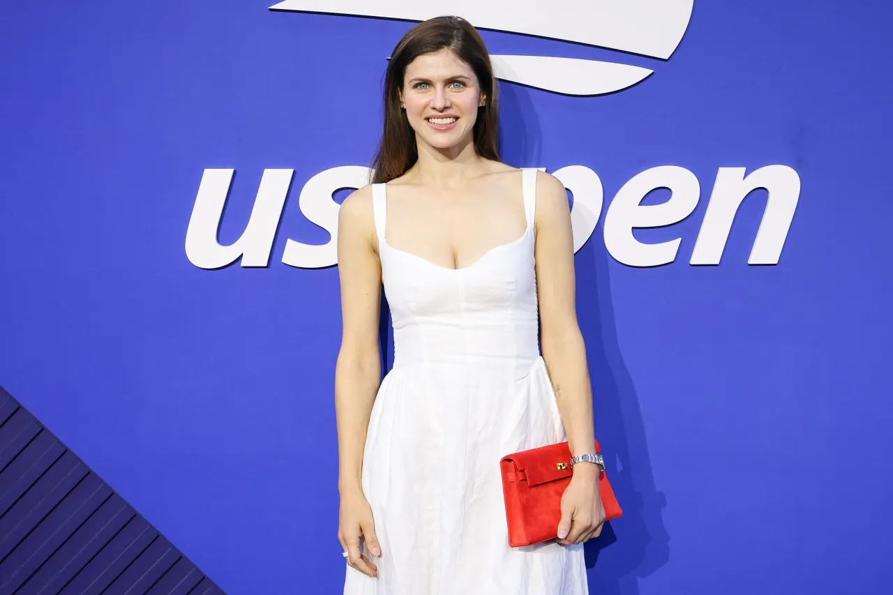 Alexandra Daddario at Day 2 of the 2026 US Open